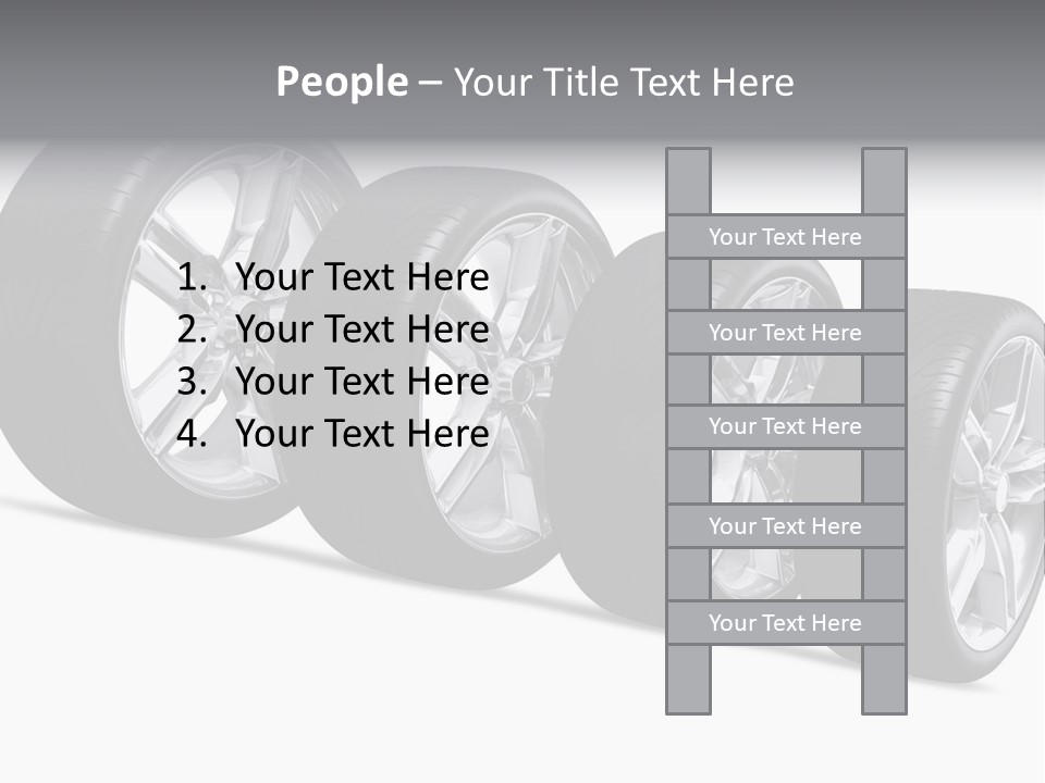 Auto Icon Stack PowerPoint Template