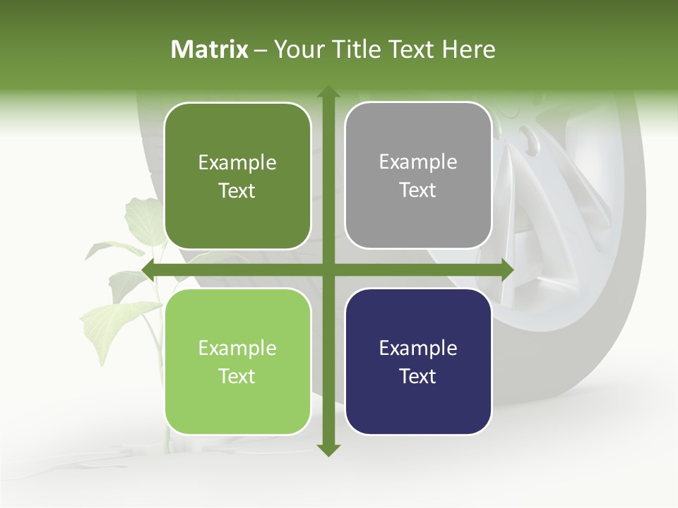Wheel Vehicle Power PowerPoint Template