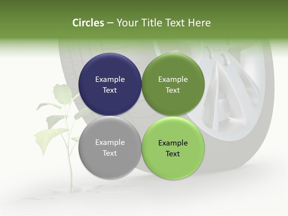 Wheel Vehicle Power PowerPoint Template