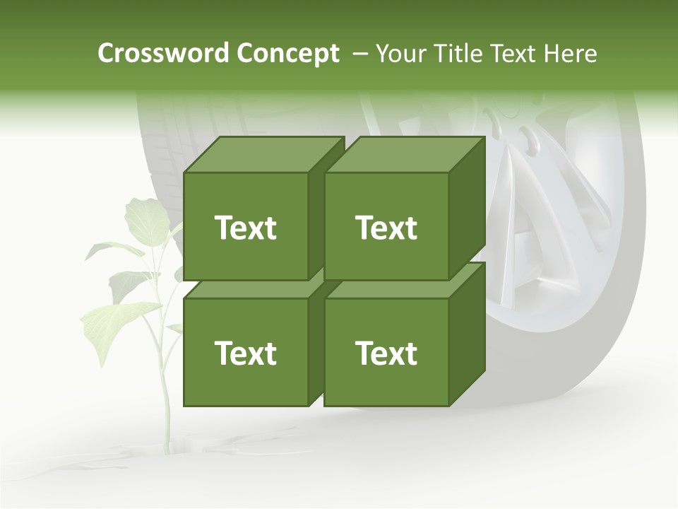 Wheel Vehicle Power PowerPoint Template