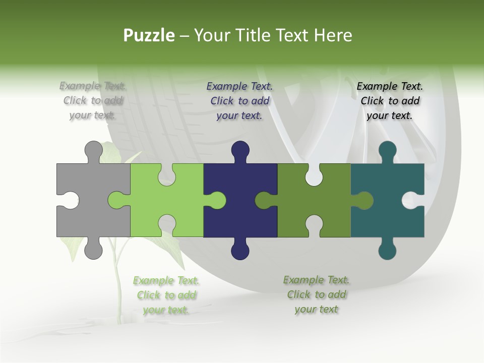 Wheel Vehicle Power PowerPoint Template