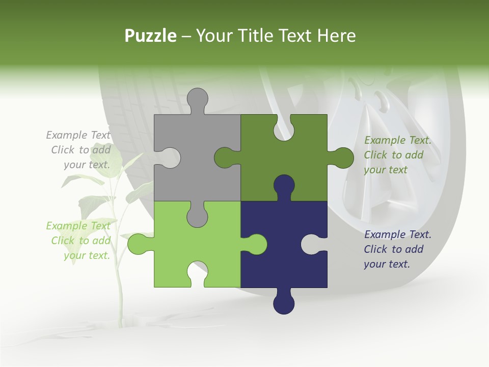 Wheel Vehicle Power PowerPoint Template