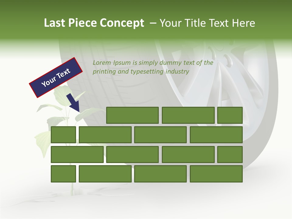 Wheel Vehicle Power PowerPoint Template