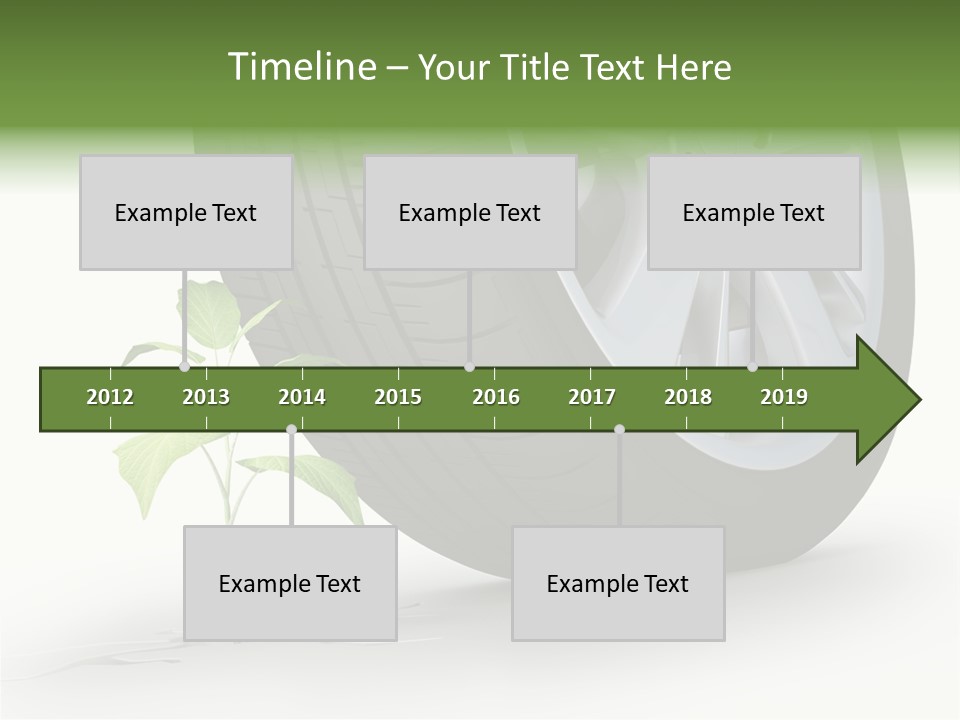 Wheel Vehicle Power PowerPoint Template