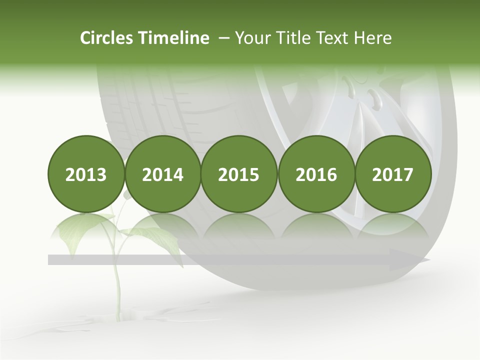 Wheel Vehicle Power PowerPoint Template