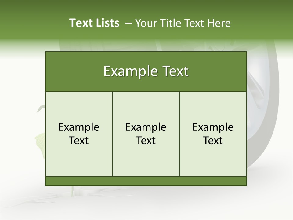 Wheel Vehicle Power PowerPoint Template