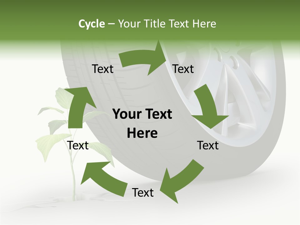 Wheel Vehicle Power PowerPoint Template