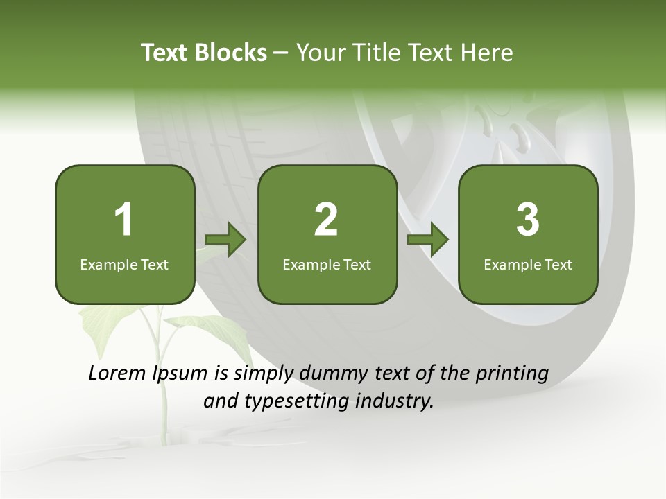 Wheel Vehicle Power PowerPoint Template