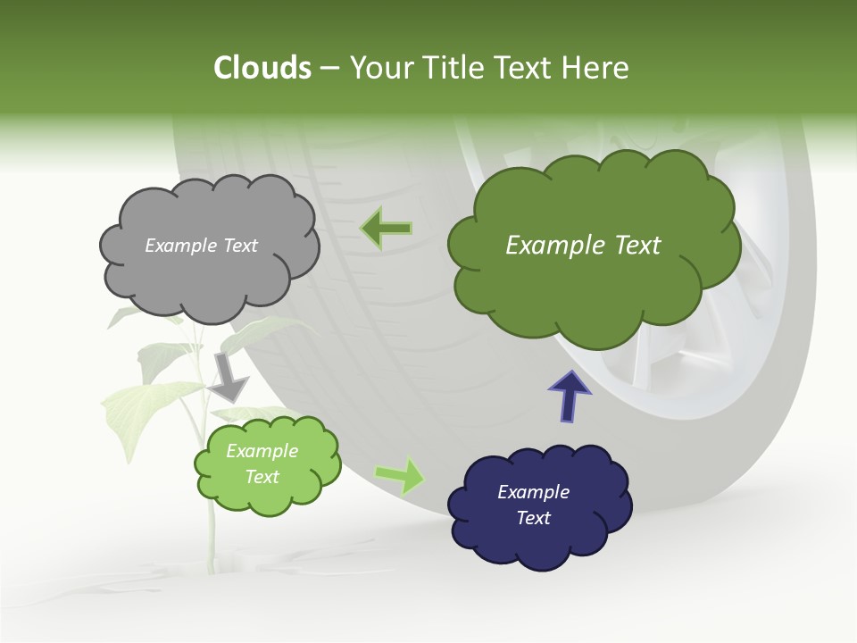 Wheel Vehicle Power PowerPoint Template