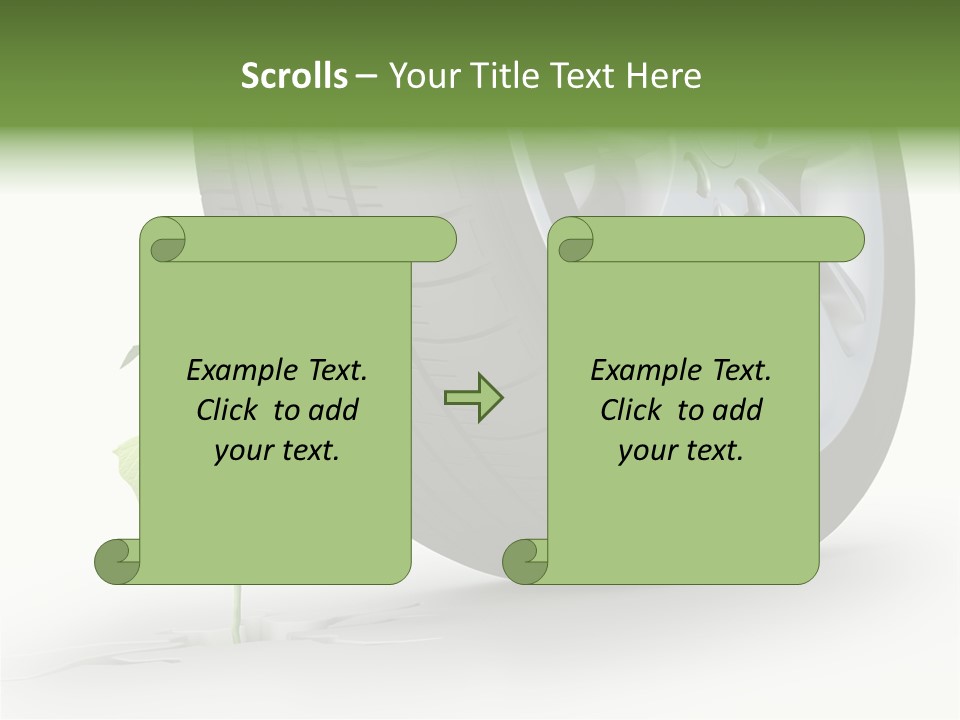 Wheel Vehicle Power PowerPoint Template