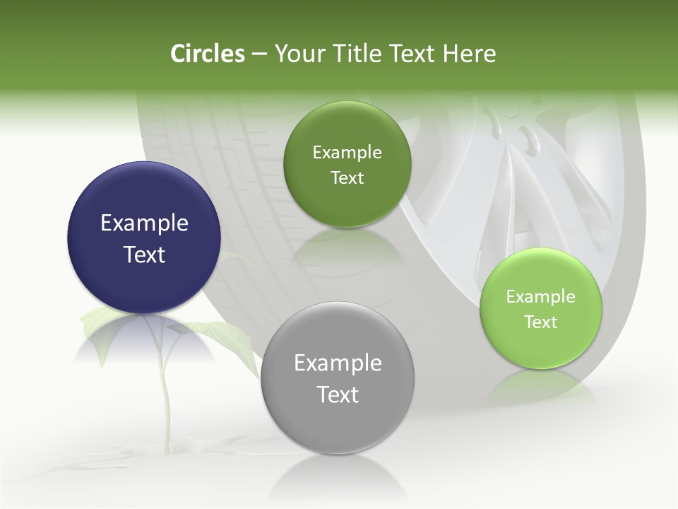 Wheel Vehicle Power PowerPoint Template
