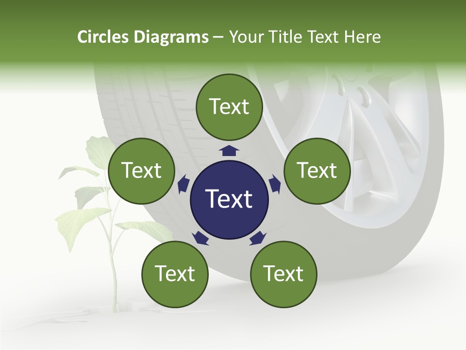 Wheel Vehicle Power PowerPoint Template
