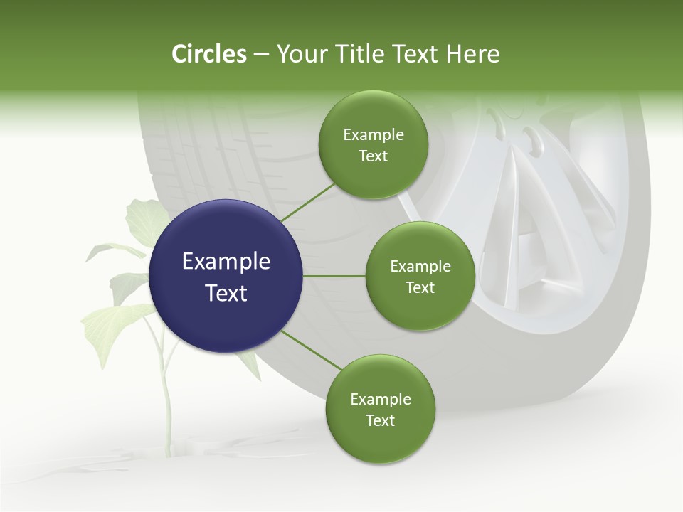 Wheel Vehicle Power PowerPoint Template