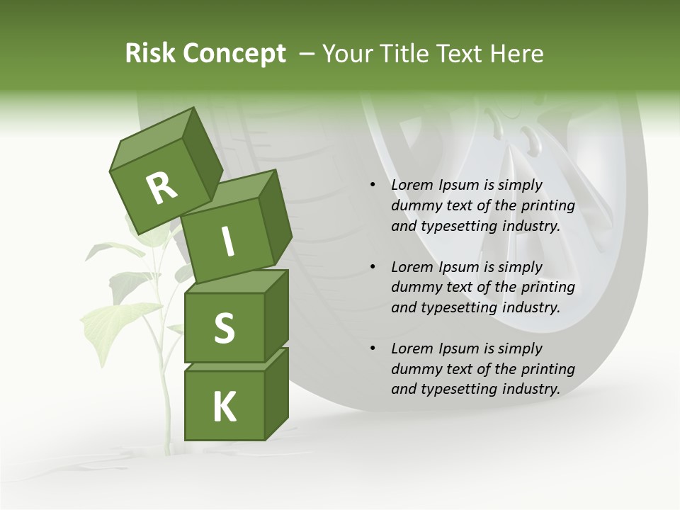 Wheel Vehicle Power PowerPoint Template