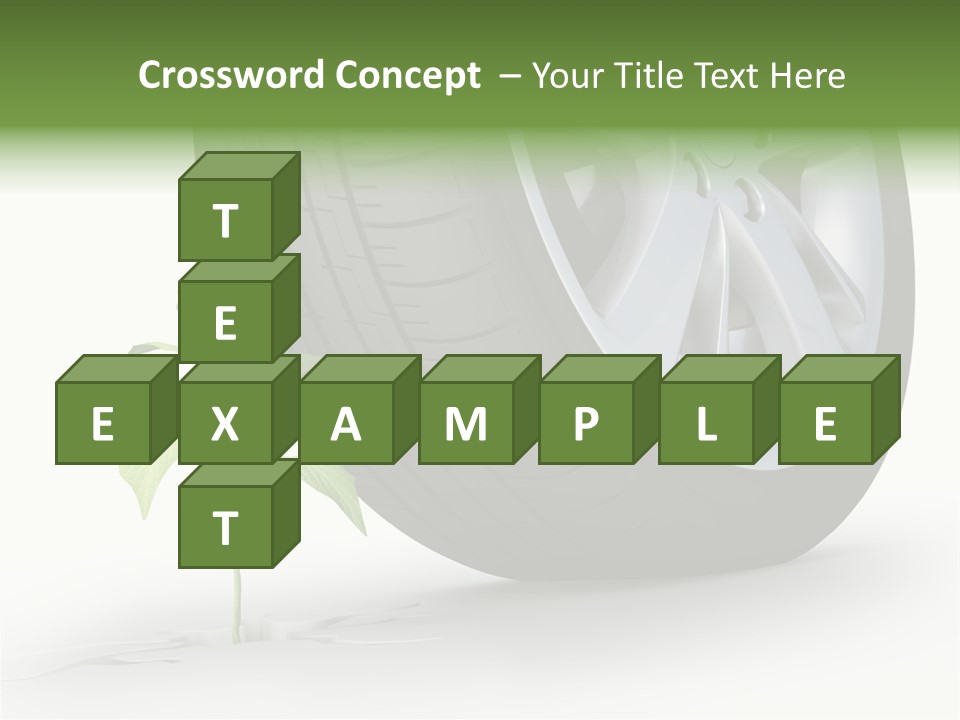 Wheel Vehicle Power PowerPoint Template