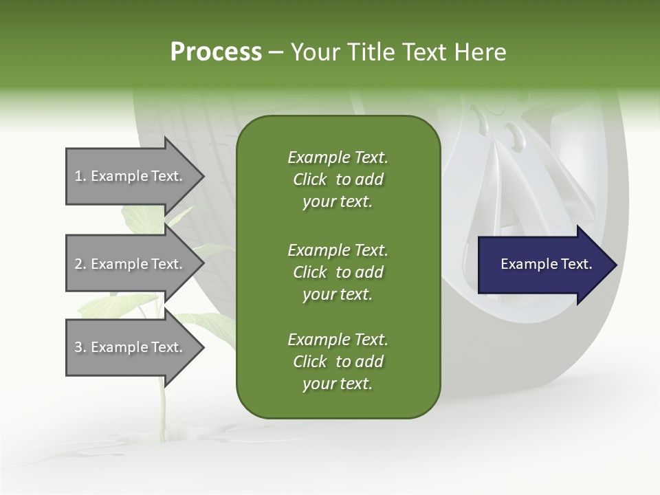 Wheel Vehicle Power PowerPoint Template