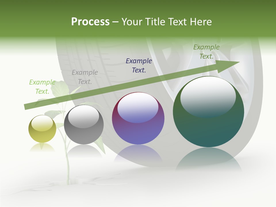 Wheel Vehicle Power PowerPoint Template