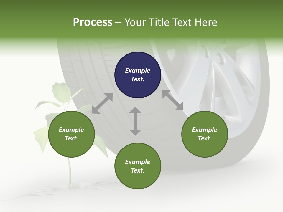 Wheel Vehicle Power PowerPoint Template