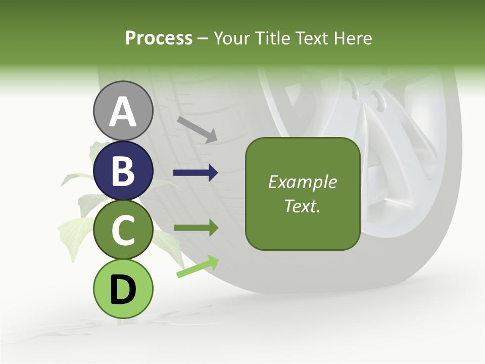 Wheel Vehicle Power PowerPoint Template