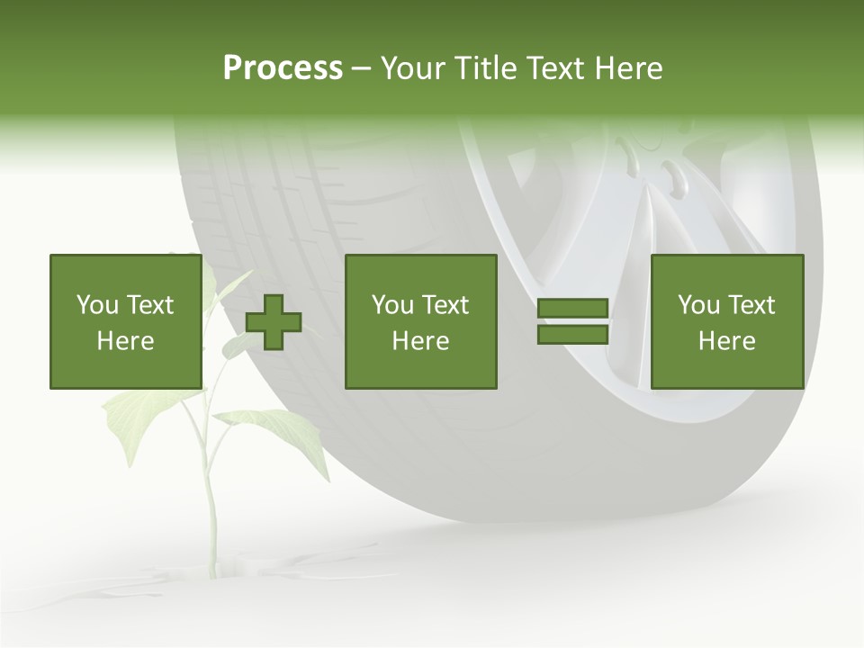 Wheel Vehicle Power PowerPoint Template