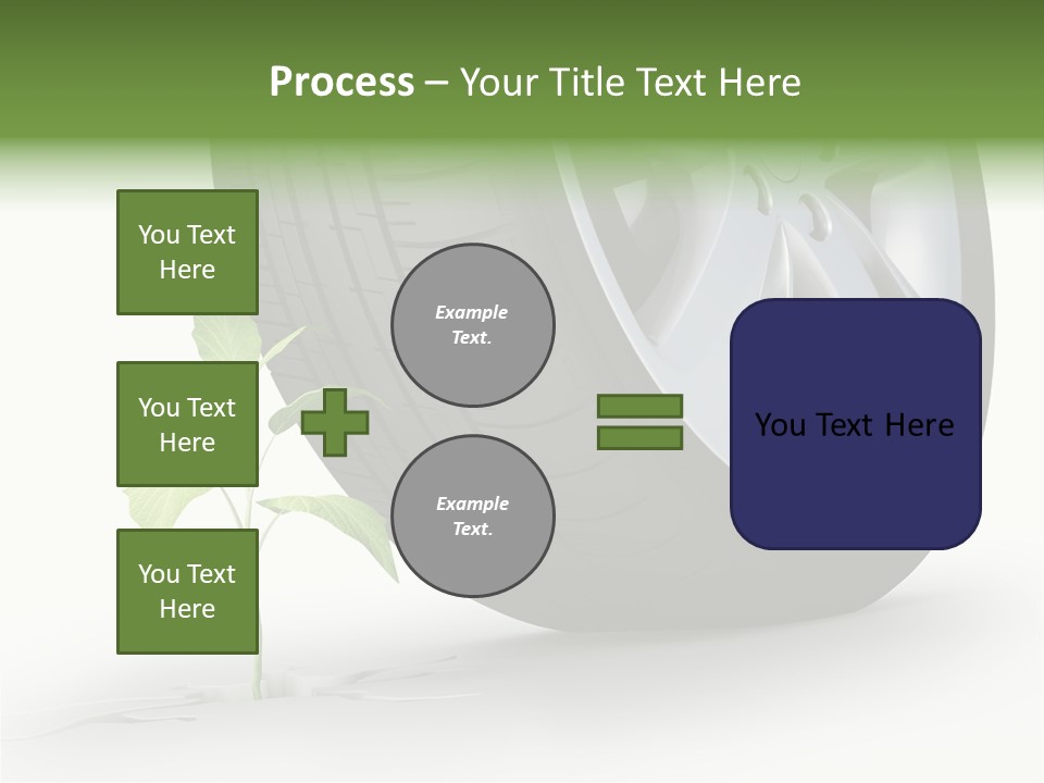 Wheel Vehicle Power PowerPoint Template