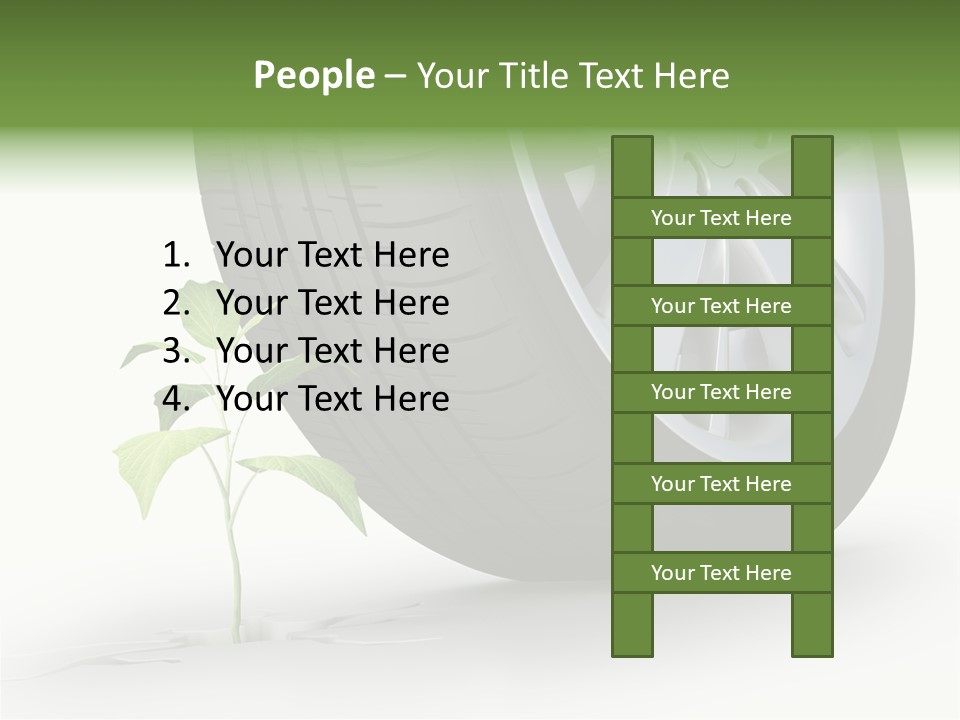 Wheel Vehicle Power PowerPoint Template
