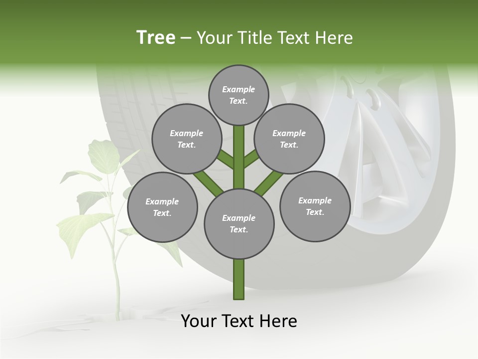 Wheel Vehicle Power PowerPoint Template