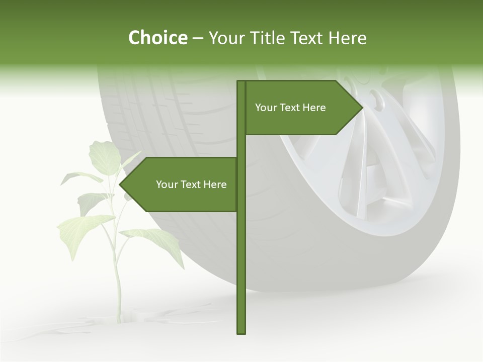 Wheel Vehicle Power PowerPoint Template