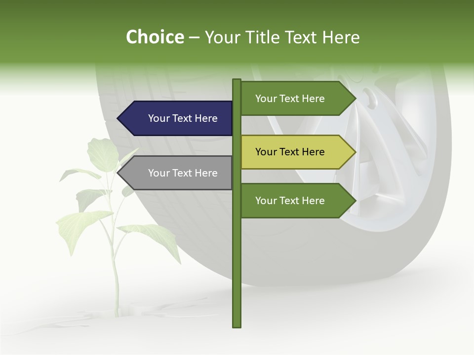 Wheel Vehicle Power PowerPoint Template