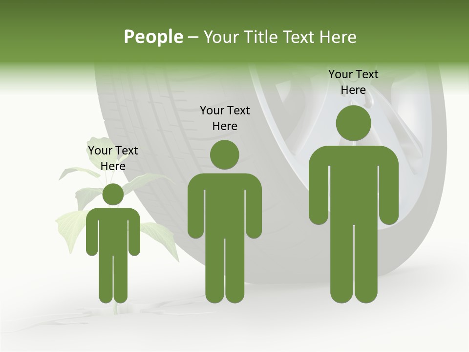Wheel Vehicle Power PowerPoint Template