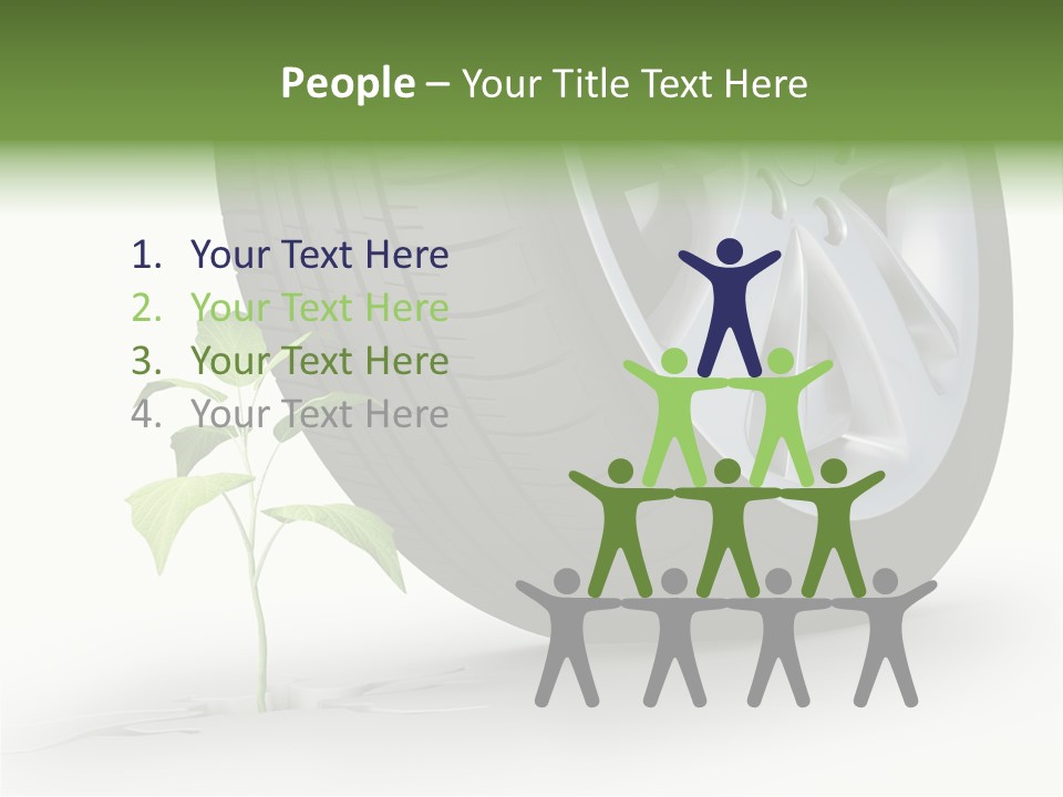 Wheel Vehicle Power PowerPoint Template