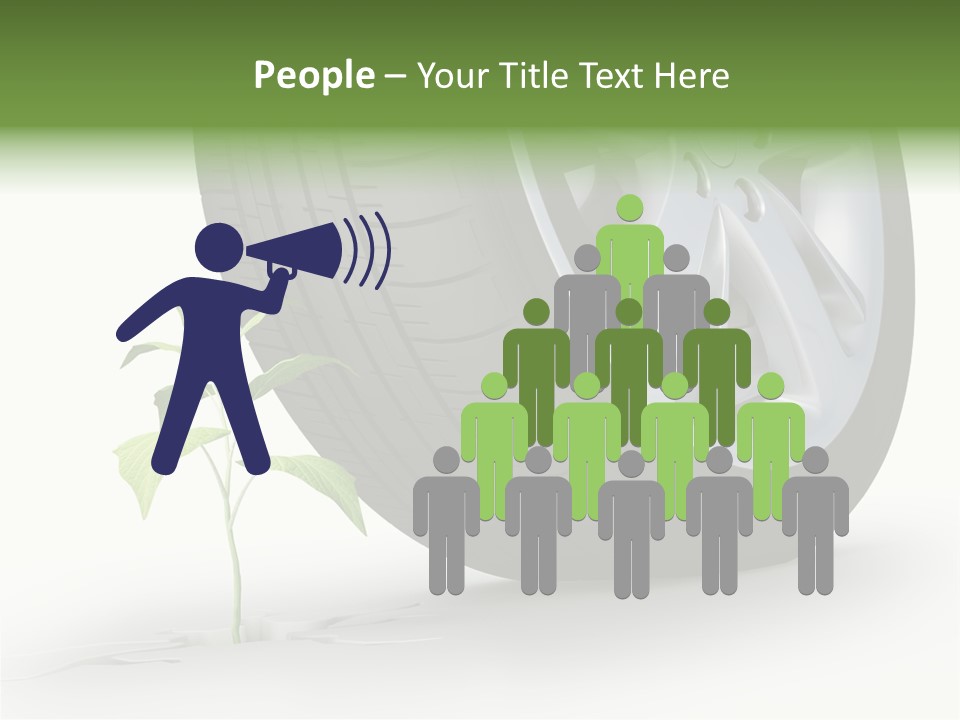 Wheel Vehicle Power PowerPoint Template