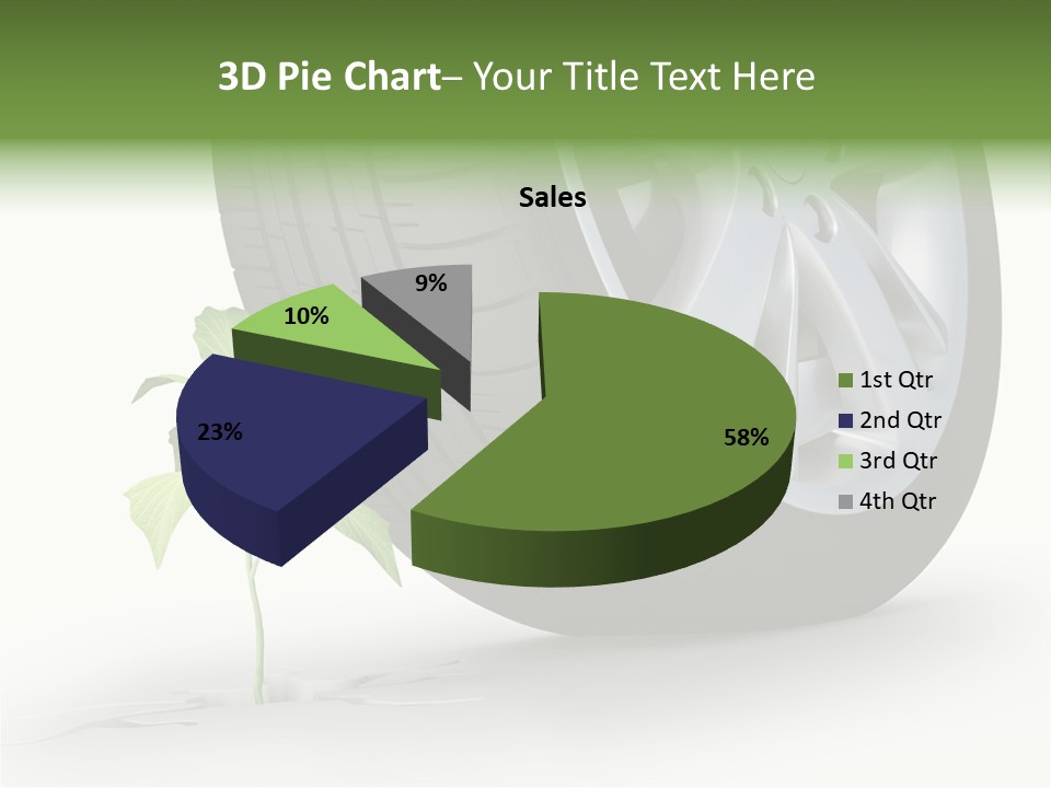 Wheel Vehicle Power PowerPoint Template