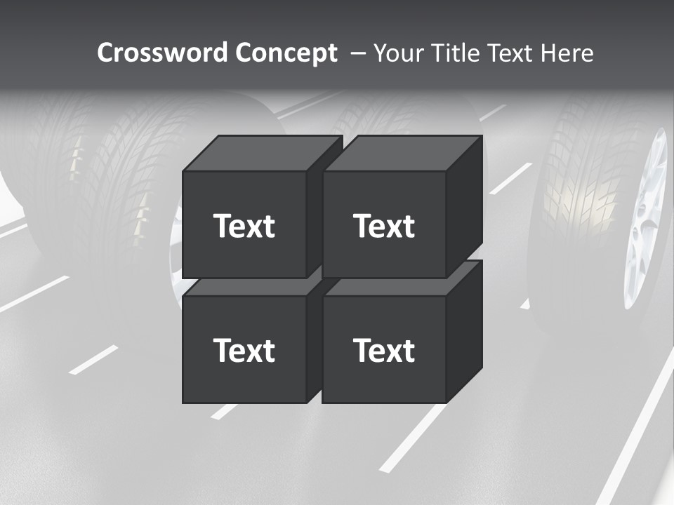 Concept Road Race PowerPoint Template
