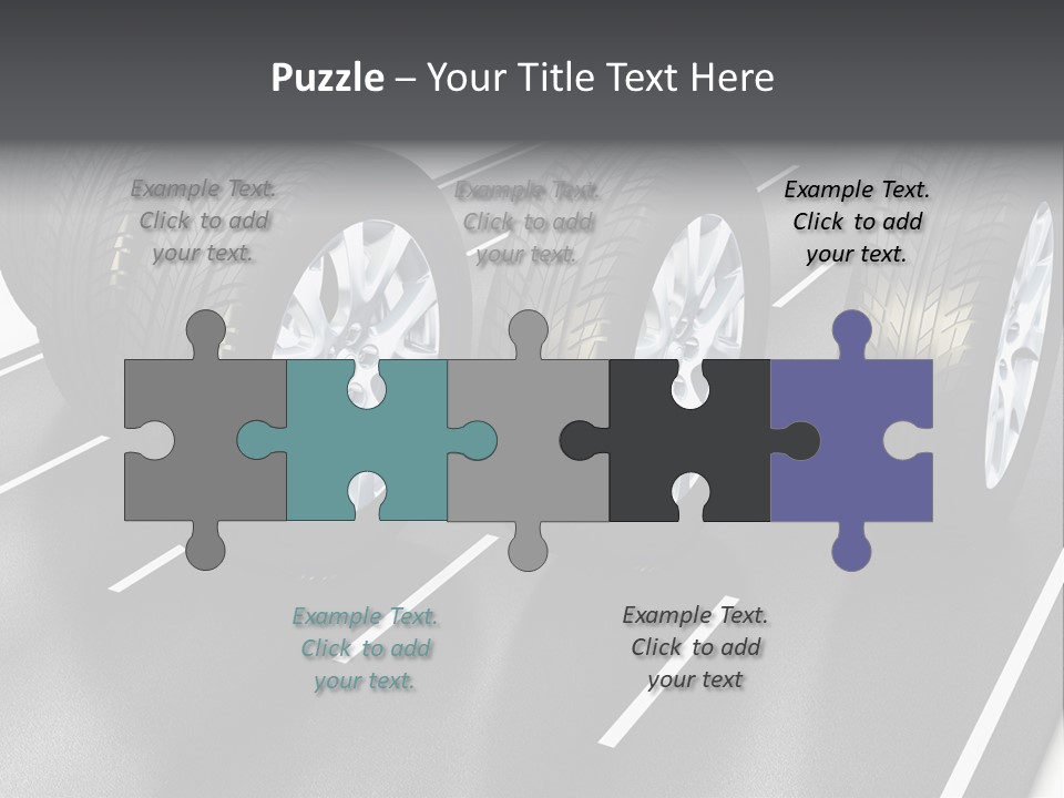 Concept Road Race PowerPoint Template