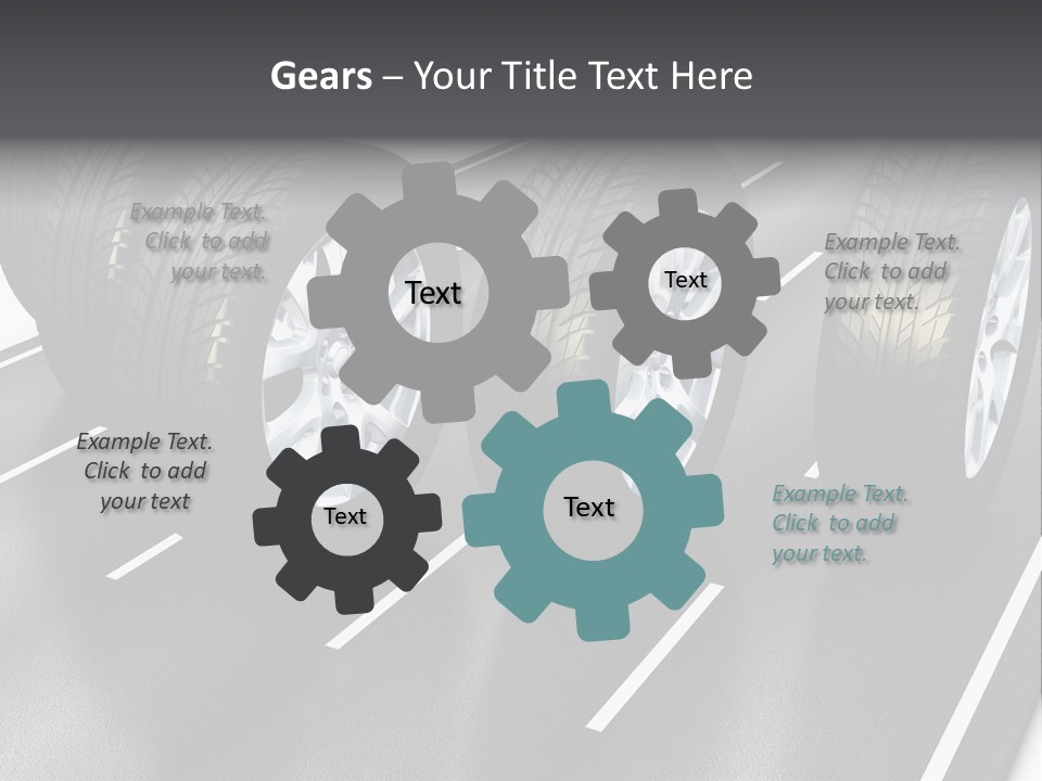 Concept Road Race PowerPoint Template