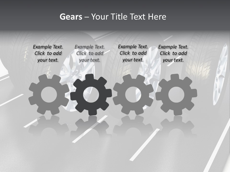 Concept Road Race PowerPoint Template