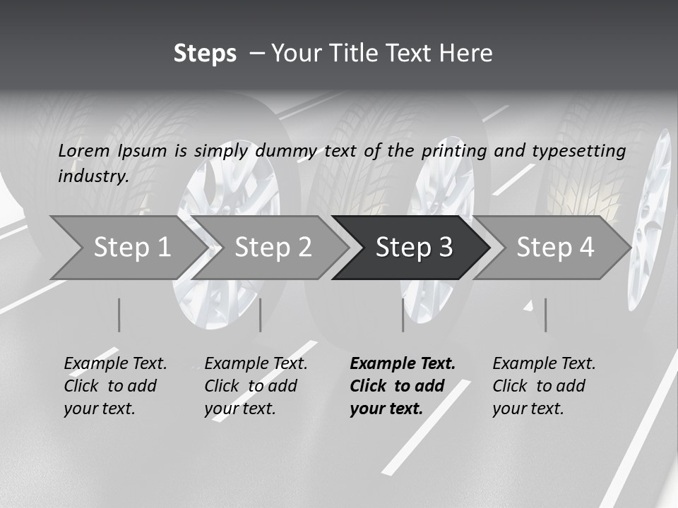 Concept Road Race PowerPoint Template