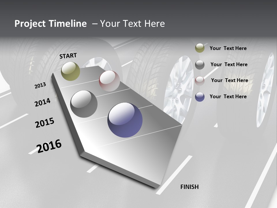 Concept Road Race PowerPoint Template