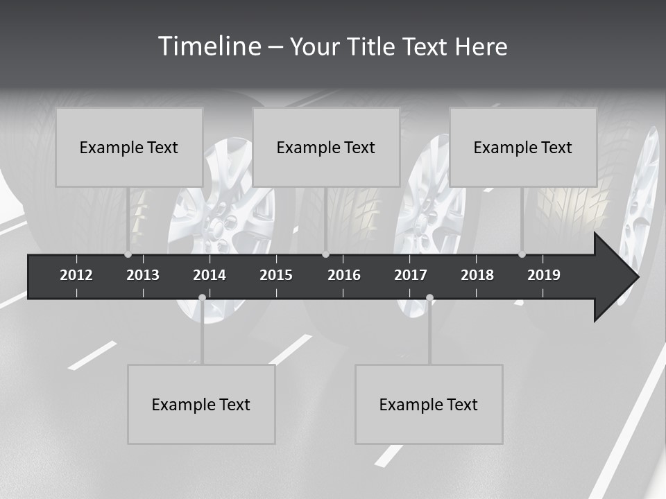 Concept Road Race PowerPoint Template