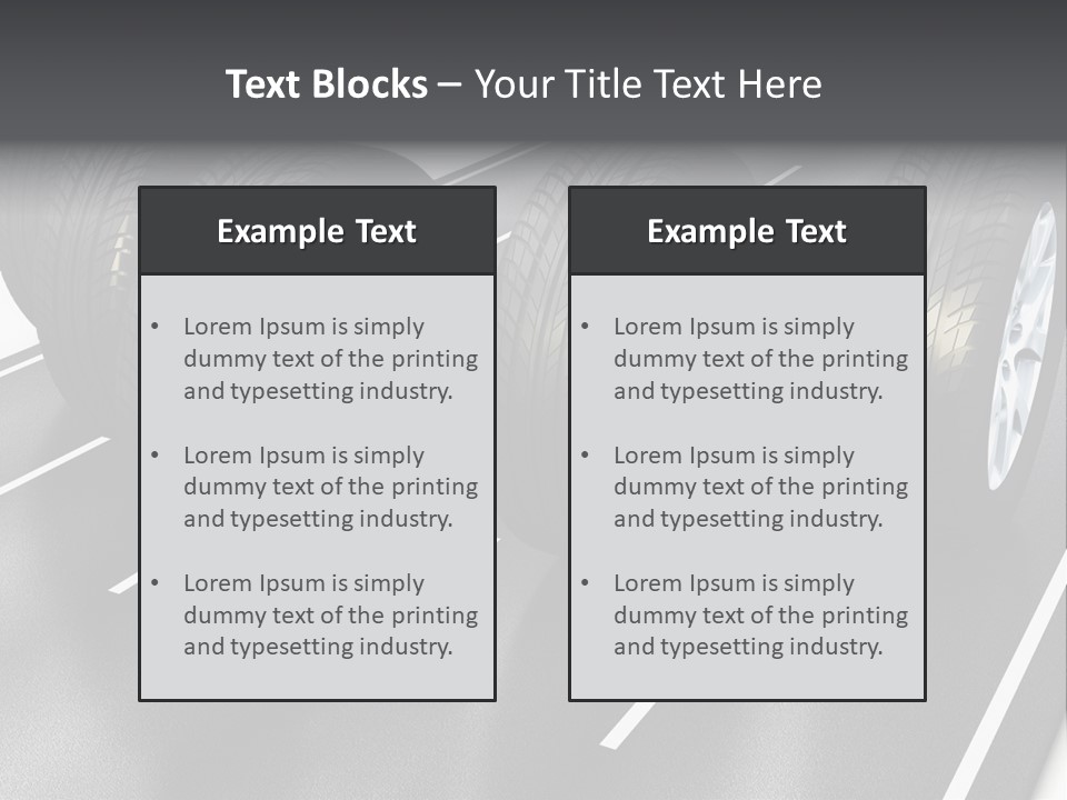Concept Road Race PowerPoint Template