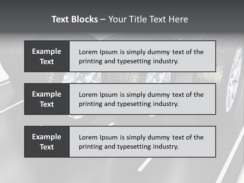 Concept Road Race PowerPoint Template