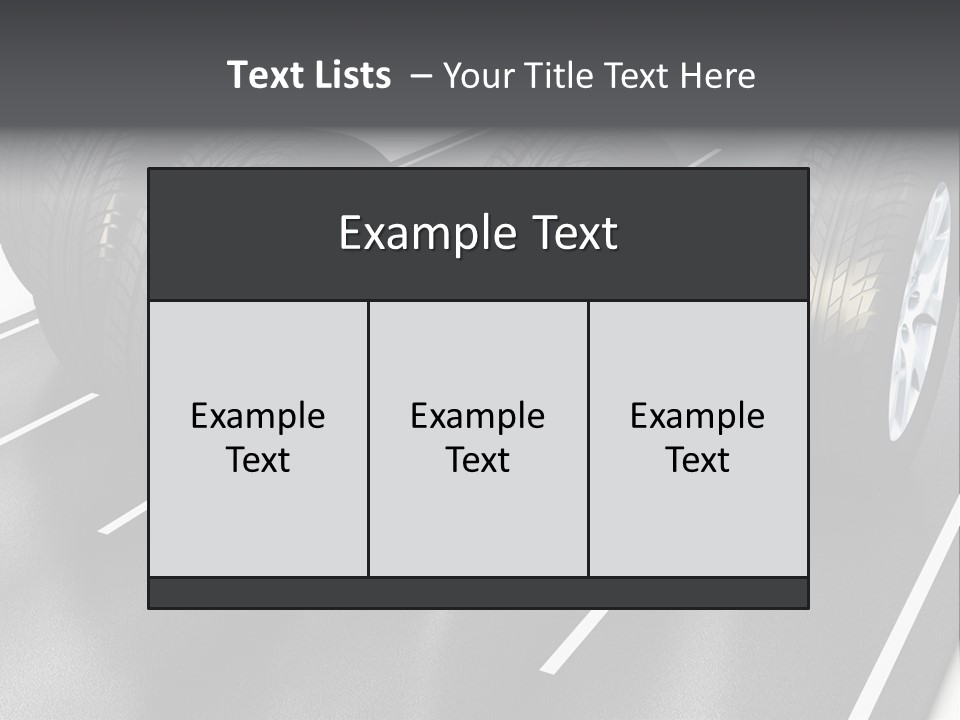 Concept Road Race PowerPoint Template