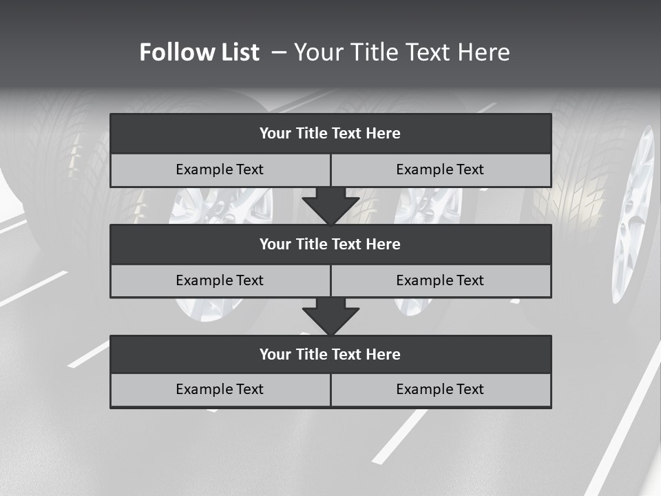 Concept Road Race PowerPoint Template