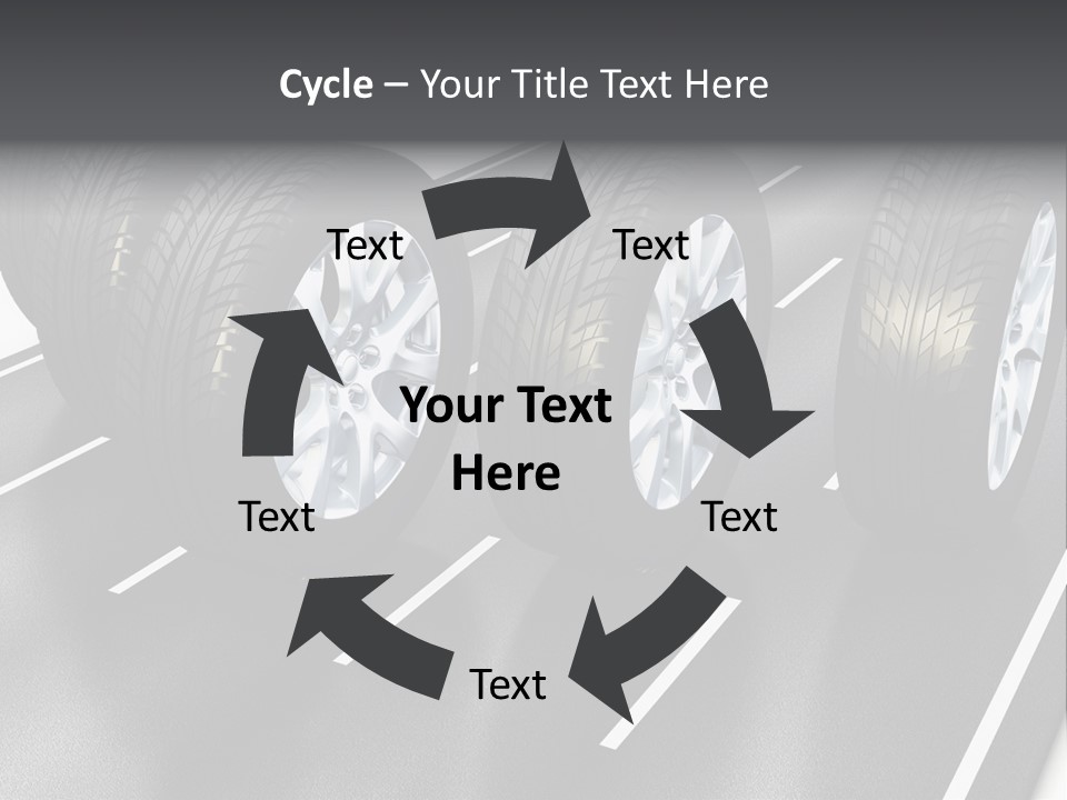 Concept Road Race PowerPoint Template