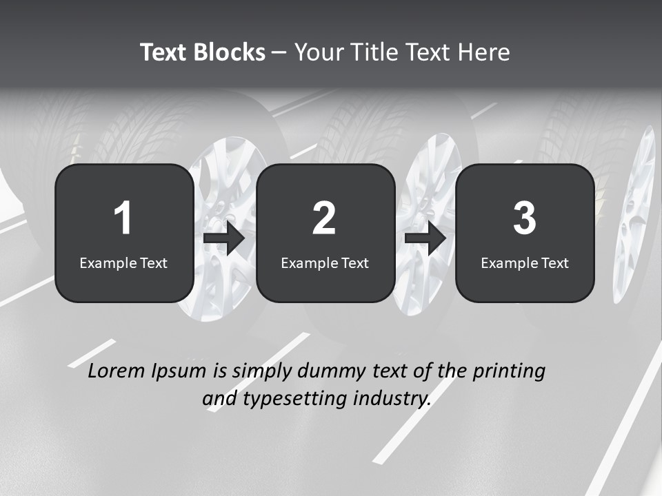 Concept Road Race PowerPoint Template