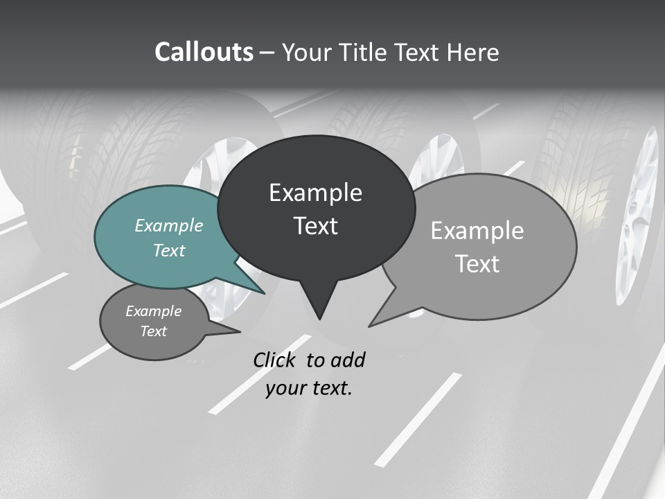 Concept Road Race PowerPoint Template