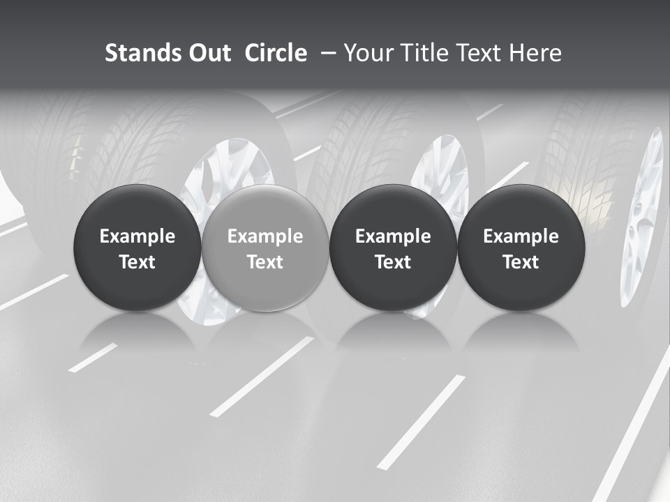 Concept Road Race PowerPoint Template