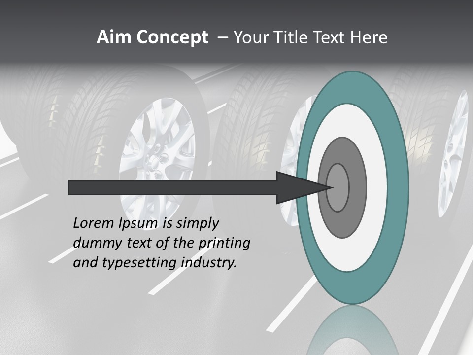 Concept Road Race PowerPoint Template