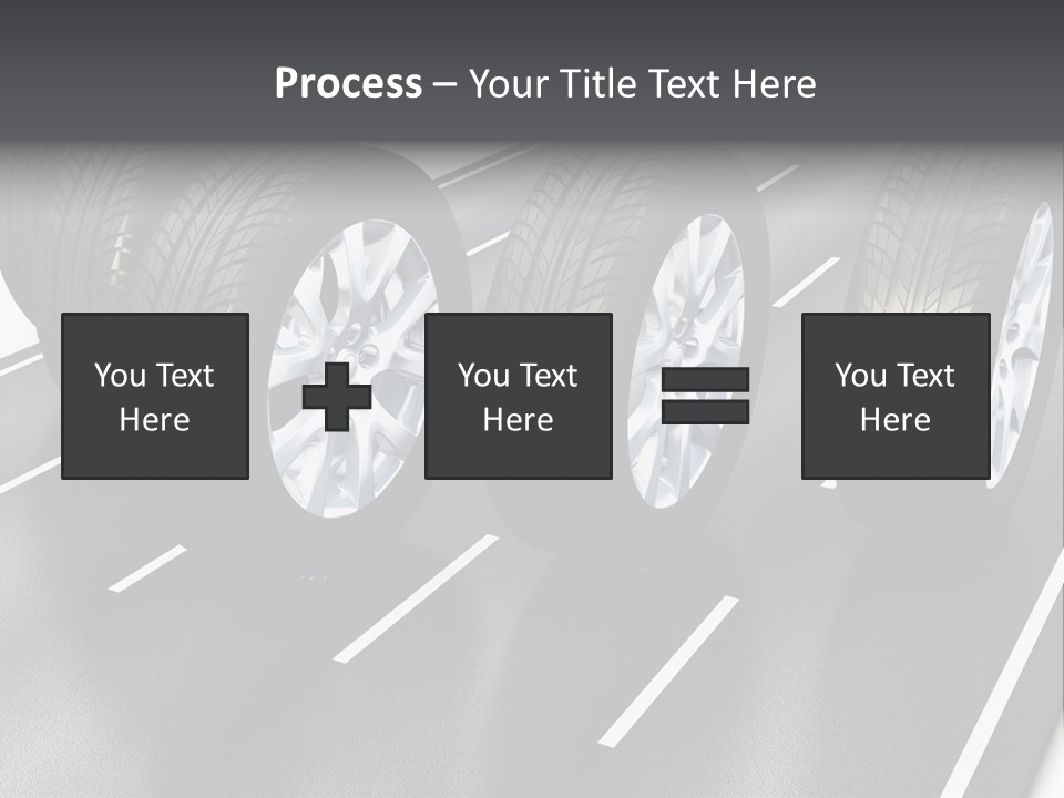 Concept Road Race PowerPoint Template